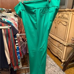 New York & Company Vibrant Green Women's Trousers